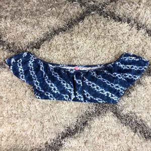 Victoria's Secret Off The Shoulder Swim Top